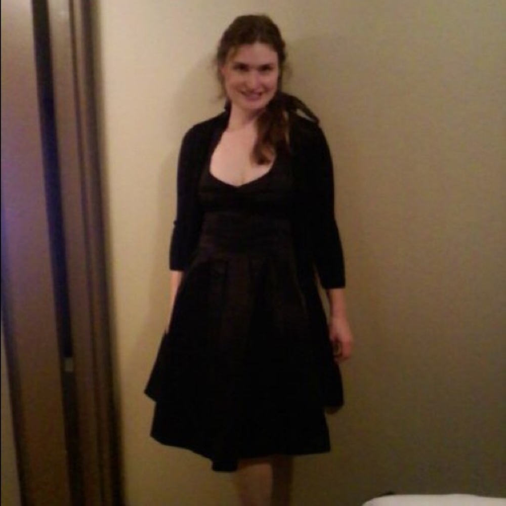 Sexy Black Halter Dress